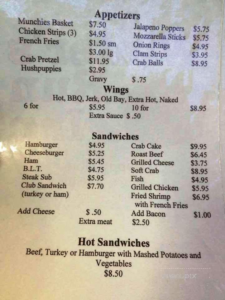 Winters Run Inn Inc menu 6